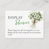 Carte D'accompagnement Lucky Charm Display Shower Enclosure Card Shamrock (Devant)