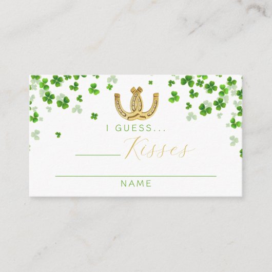 Carte D'accompagnement Lucky In Love St. Patrick's Day Fête des mariées (Devant)