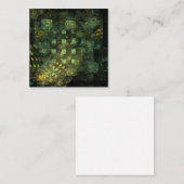 Carte D'accompagnement Lumières dans la ville Art Abstrait (Devant / Derrière)