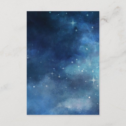 Carte D'accompagnement Lunar Sky Pleine lune Celestial Mariage Informatio (Dos)
