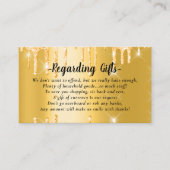 Carte D'accompagnement Lune de miel nuptiale douche ou mariage (Devant)