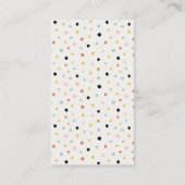 Carte D'accompagnement Lune Star Elephant Bunny Déchets Baby shower de tr (Dos)