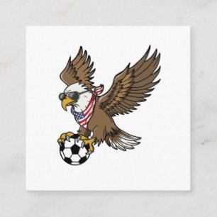 Carte D'accompagnement Lunettes de soleil aigle de football USA cool vint