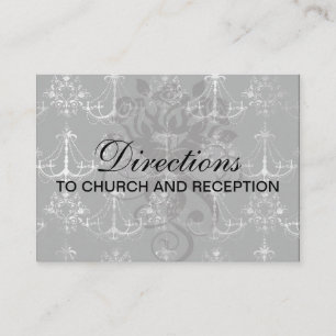 Carte D'accompagnement lustre noir
