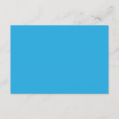 Carte d'accompagnement Luxe Bleu Minimaliste (Dos)