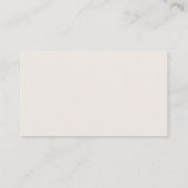 Carte D'accompagnement Luxe Marron et Ivoire | Code QR du site Web de mar (Dos)