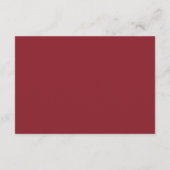 Carte D'accompagnement Luxe Radiance Ruby Red Roses Bloom Détails du Mari (Dos)