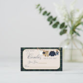 Carte D'accompagnement Luxsary Teddy Bear Plaid Baby Shower Guess Game (Debout devant)