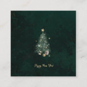 Carte D'accompagnement Luxurious, artistic design with a festive tree (Devant)
