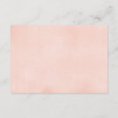 Carte D'accompagnement Lys floral blanc rose (Dos)