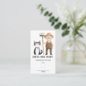 Carte D'accompagnement M. McGregor Devine Combien De Baby showers Jeu (Debout devant)