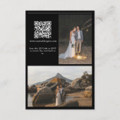 Carte D'accompagnement Magazine Editorial Journal Photos Mariage (Dos)