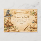 Carte D'accompagnement Magical Spellbook Wizard Diapper Raffle (Devant)