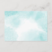 Carte D'accompagnement Magnolia Fleur Éthérée, Hébergements de Mariage  (Dos)