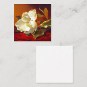Carte D'accompagnement Magnolia sur Red Velvet Martin Johnson Heade (Devant / Derrière)