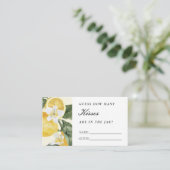 Carte D'accompagnement Main Squeeze Combien de Baisers Fête des mariées (Debout devant)