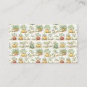 Carte D'accompagnement Maman Bunny et Baby shower citrouille Jeu de devin (Dos)