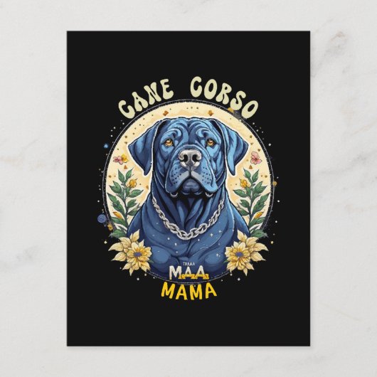 Carte D'accompagnement Maman Cane Corso (Devant)