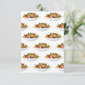 Carte D'accompagnement Mangez plus de plantes frais motivation salade let (Debout devant)