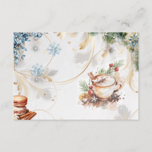 Carte D'accompagnement Manteau de sucre Il est vide (Devant)