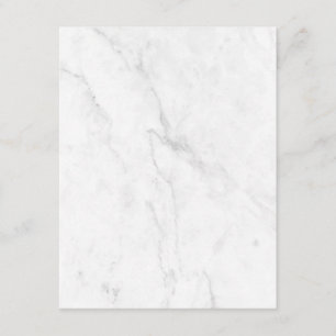 Carte D'accompagnement Marbre Blanc