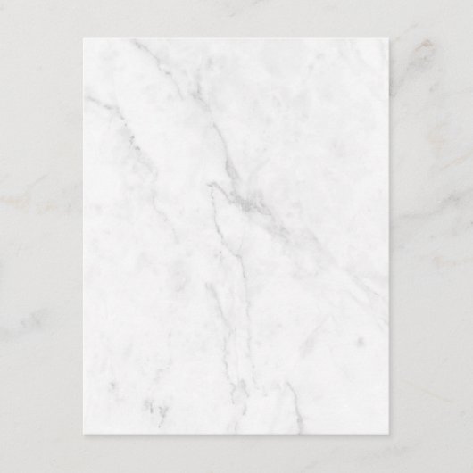 Carte D'accompagnement Marbre Blanc (Devant)