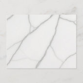 Carte D'accompagnement Marbre Blanc (Dos)