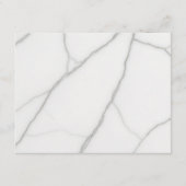 Carte D'accompagnement Marbre Blanc (Devant)