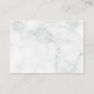 Carte D'accompagnement Marbre Blanc Moderne