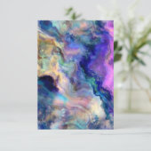 Carte D'accompagnement Marbre coloré (Debout devant)