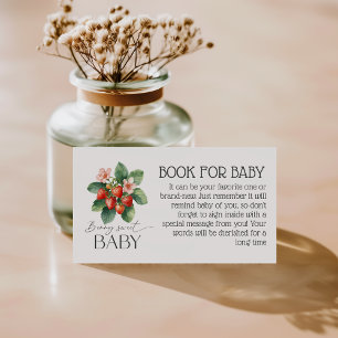 Carte D'accompagnement Marché aux fraises Livre Très Sucré Pour Baby Show