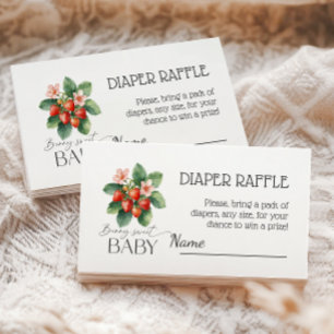 Carte D'accompagnement Marché de fraises Bébé Doux Fête de couche
