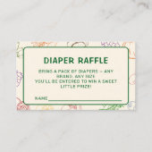 Carte D'accompagnement Marché Des Agriculteurs Raffle À Déchets Cultivés (Devant)