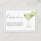 Carte D'accompagnement Marges & Mariage Douche nuptiale Display (Devant)