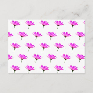 Carte D'accompagnement Marguerite rose