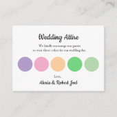 Carte D'accompagnement Mariage (Devant)