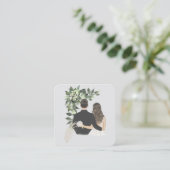 Carte D'accompagnement Mariage (Debout devant)