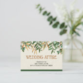 Carte D'accompagnement Mariage Attire (Debout devant)