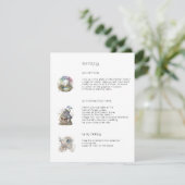 Carte D'accompagnement Mariage au Bois Enchanté  (Debout devant)