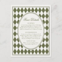 Mariage aux détails raffinés à carreaux Harlequin