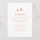 Carte D'accompagnement Mariage Bay Bridge Insertion (Devant)