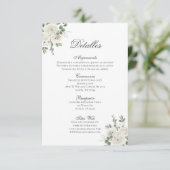 Carte D'accompagnement Mariage Boho espagnol Détalles de la Boda (Debout devant)