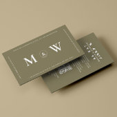 Carte D'accompagnement Mariage Budget Moderne Sauvegarder La Date Taupe