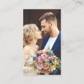Carte D'accompagnement Mariage budgétaire simple et moderne RSVP Code QR  (Dos)