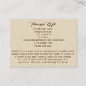 Carte D'accompagnement Mariage campagnard Dandelion Signature Boisson Rec (Devant)