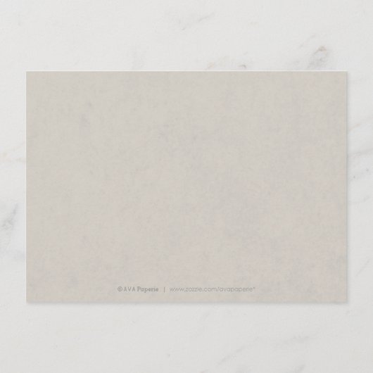 Carte D'accompagnement Mariage campagnard rustique en dentelle d'or Kraft (Dos)