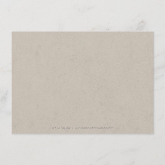 Carte D'accompagnement Mariage campagnard rustique en dentelle rouge Kraf (Dos)