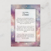 Carte D'accompagnement Mariage céleste de Stardust (Devant)