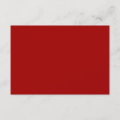Carte D'accompagnement Mariage chinois rouge et or avec découpure de papi (Dos)
