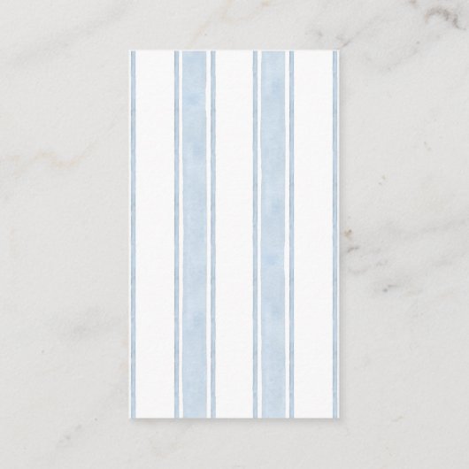 Carte D'accompagnement Mariage citron bleu jaune méditerranéen (Dos)